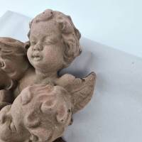 Drei Engelsköpfe aus Sandstein - Putto - Gartendekoration - Putti Bild 3