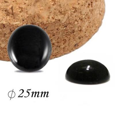 Obsidian Cabochon 25 mm Durchmesser