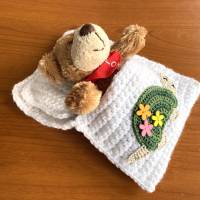 Puppenbettchen - Schlafsack für Puppen ca.15 cm  Schildkröte sofort lieferbar !!! Bild 2