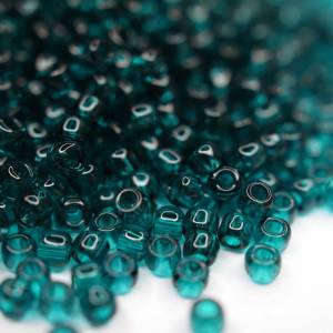 10g 11/0 TOHO Seed Beads | Transparent Capri Blue Bild 1