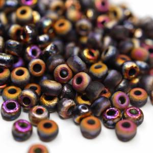 10g 6/0 Czech Seed Beads | Etched Crystal Full Sliperit Bild 1