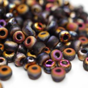 10g 6/0 Czech Seed Beads | Etched Crystal Full Sliperit Bild 2