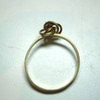 Feiner 585 Gold Knoten Ring mit Diamant RG 63 Bild 3