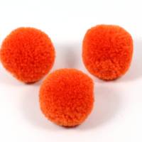 Pompoms, Orange, 20mm, 5 Stück Bild 1