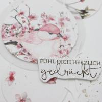 Grußkarte mit wunderschönen Kirschblütem-Motiv Bild 2