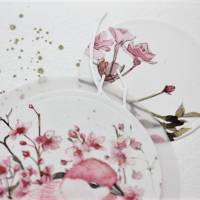 Grußkarte mit wunderschönen Kirschblütem-Motiv Bild 4