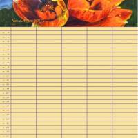 Blütenzauber – Familien-Kalender 2023 mit Planer Bild 9