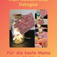 Muttertagsglas, Sprücheglas, - Dekoglas mit 24 Sprüchen und mit Beleuchtung Bild 5