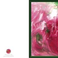 Kunst–Doppelkarte - „Lichtblicke auf den Frühling“ - bewusst ohne Textvorgabe - Design  Ulrike Kröll. Bild 2