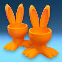 Eierbecher in Hasenform aus dem 3D-Drucker für Ostern Bild 1