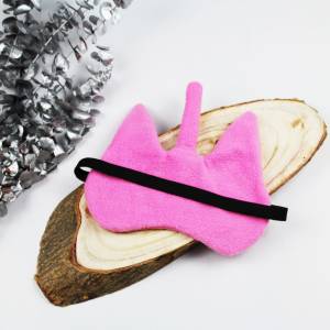 Schlafmaske, Schlafbrille einhorn pink türkis Regenbogen unicorn frauen kinder Reise-Zubehör Reise-Accessoire Spa-maske Bild 8