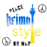 3er Charity Button Blumenkranz Frieden - Kein Krieg - Peace Symbol Bild 7