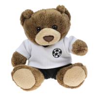 Teddybär mit Fussballtrikot und Namen - Kuscheltier Bär mit Trikot - Schmusetier Teddy Fussball - Fanartikel Deutschland Bild 2