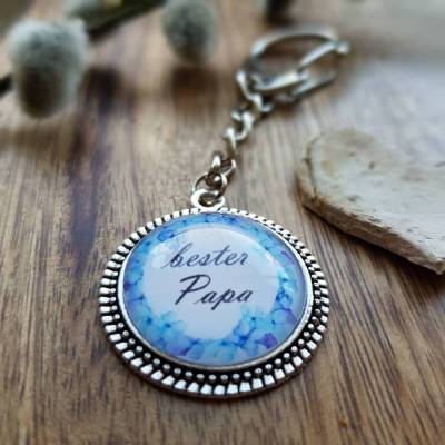 bester Papa Schlüsselanhänger Cabochon 20mm