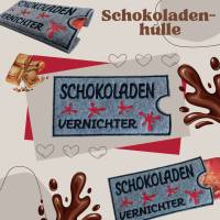 Schokoladenhülle "Schokoladen Vernichter" Bild 1