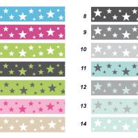Kinderbordüre: Sterne - optional selbstklebend - fröhliche Farben - 11 cm Höhe Bild 2