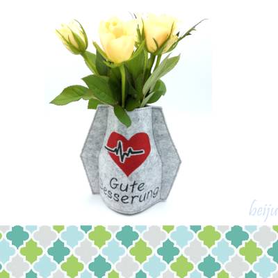 Glasmanschette Gute Besserung