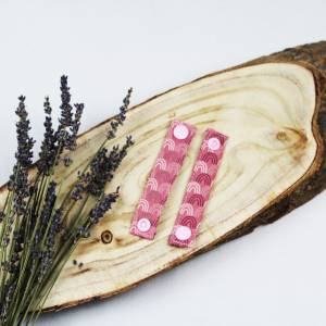Stillmerker fuchsia pink rosa dunkelpink Regenbogen Stilldemenz Stillhelfer Stillhilfe Geschenk für Mütter Bild 1