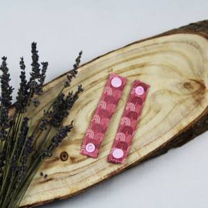 Stillmerker fuchsia pink rosa dunkelpink Regenbogen Stilldemenz Stillhelfer Stillhilfe Geschenk für Mütter Bild 2