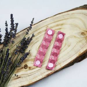 Stillmerker fuchsia pink rosa dunkelpink Regenbogen Stilldemenz Stillhelfer Stillhilfe Geschenk für Mütter Bild 6