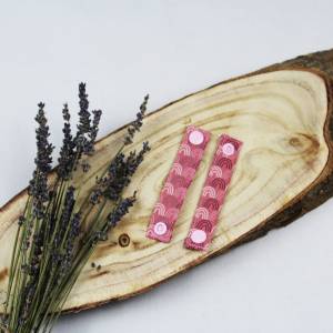 Stillmerker fuchsia pink rosa dunkelpink Regenbogen Stilldemenz Stillhelfer Stillhilfe Geschenk für Mütter Bild 7