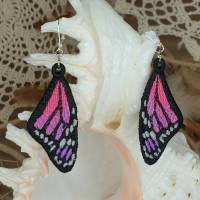 Schmetterlingsflügel Ohrringe in deinen Wunschfarben Bild 4