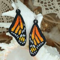 Schmetterlingsflügel Ohrringe in deinen Wunschfarben Bild 5