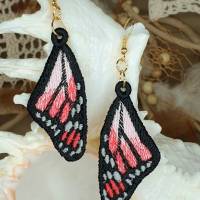 Schmetterlingsflügel Ohrringe in deinen Wunschfarben Bild 6