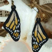 Schmetterlingsflügel Ohrringe in deinen Wunschfarben Bild 7
