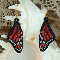 Schmetterlingsflügel Ohrringe in deinen Wunschfarben Bild 8