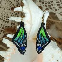 Schmetterlingsflügel Ohrringe in deinen Wunschfarben Bild 9