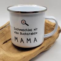 Tasse für Mama, Emaille Tasse, Muttertagsgeschenk Bild 1