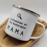 Tasse für Mama, Emaille Tasse, Muttertagsgeschenk Bild 2