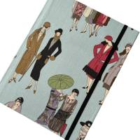 Notizbuch Tagebuch "1920s Glamour/Blue" Vintage-Style ArtDeco 20er 20ies 20erJahre Mode Geschenk Bild 7