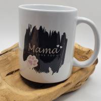 Tasse für Mama, Keramikbecher, Katzenmotiv Bild 1