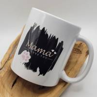 Tasse für Mama, Keramikbecher, Katzenmotiv Bild 2