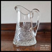 Vintage Kristallglas Kännchen - Mid Century / 60er Jahre Bild 3
