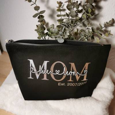 Schicke Kosmetiktasche "MOM" (3L) - personalisiert