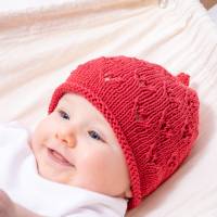 Strickanleitung für die Babymütze Tessa in Baumwolle, von 3 bis 18 Monate Bild 1