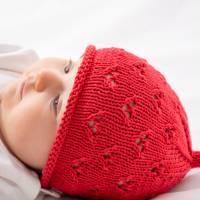 Strickanleitung für die Babymütze Tessa in Baumwolle, von 3 bis 18 Monate Bild 2