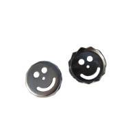 2 x Ersatzplättchen SMILE für Magnetseifenhalter aus Olivenholz Bild 1