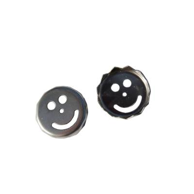 2 x Ersatzplättchen SMILE für Magnetseifenhalter aus Olivenholz