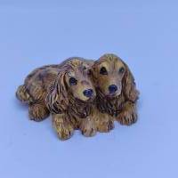 4 kleine Hunde - Dekofiguren für den Setzkasten oder die Tischdeko Bild 4