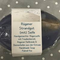 Rügener "Strandgut" Seife mit Heilkreide & Traubenkernöl * 100 g Stück * Sassnitzer Manufaktur Bild 1