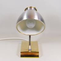 Unikat Tischlampe Leuchte klein Nachtlicht mid century 60er Jahre 50er Jahre sixties fifties einmalig Messing upcycling Bild 6