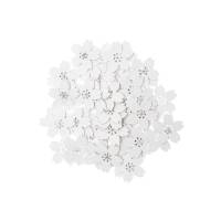 Streuteile Kirschblüte weiß 48 Stück Bild 1
