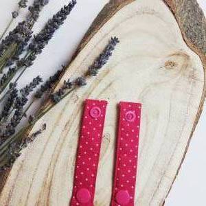 Stillmerker fuchsia pink rosa dunkelpink Pünktchen Stilldemenz Stillhelfer Stillhilfe Geschenk für Mütter Bild 1