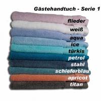 Besticktes personalisiertes Handtuch Frotteetuch mit Stickmotiv Sportschütze und Wunschnamen Geschenkideen Bild 4