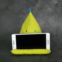 Handykissen / Sitzsack Pyramide SITZDRACHE - Smartphonestütze als Handyhalter | mit Kirschkernfüllung | RÄUBERKIND Bild 3