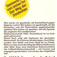 Leukefeld *** So kam Deutschland ins Endspiel der Fußball-Weltmeisterschaft 1982 *** Bild 2